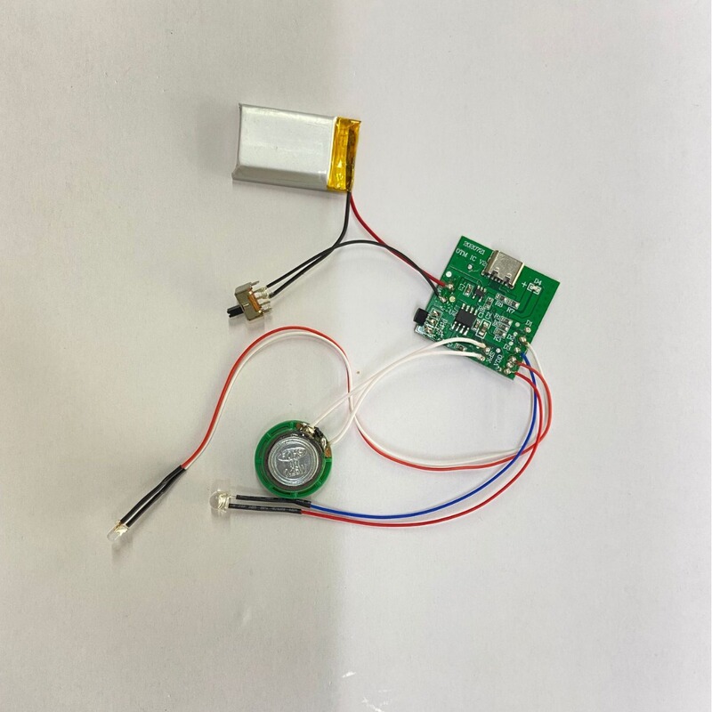 電子コアモジュール磁気制御充電可能リチウム電池発光音声モジュールプラスチックぬいぐるみledランプ|undefined