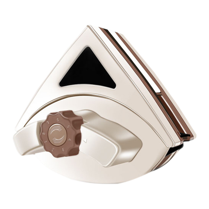 Yilaijie triángulo limpiador de vidrio magnético de doble cara limpiador de vidrio de una sola capa limpiador de vidrio limpiador de ventanas limpieza