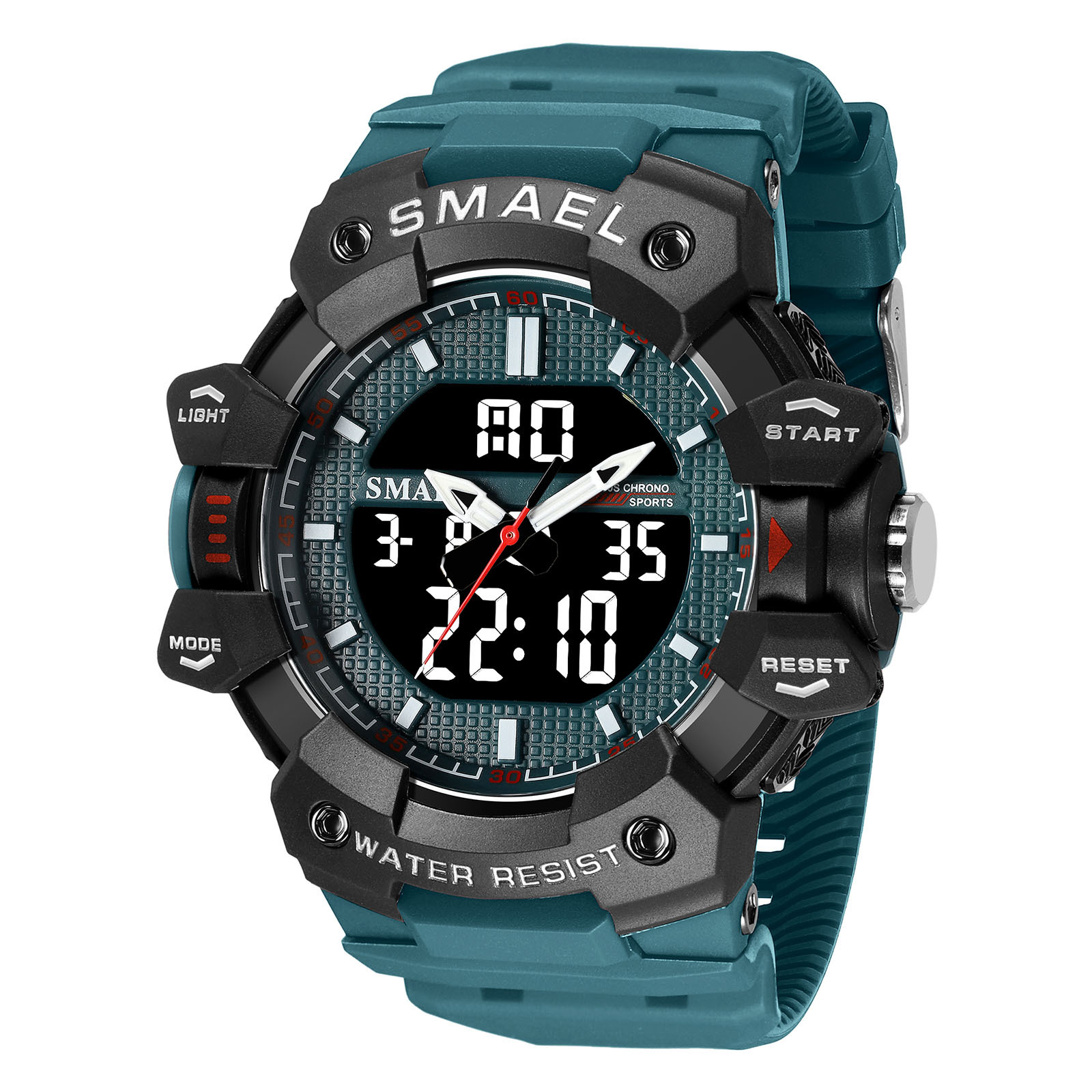 Smel 8080 juventud deportes reloj electrónico personalizado luminoso temporización reloj de alarma contraste color
