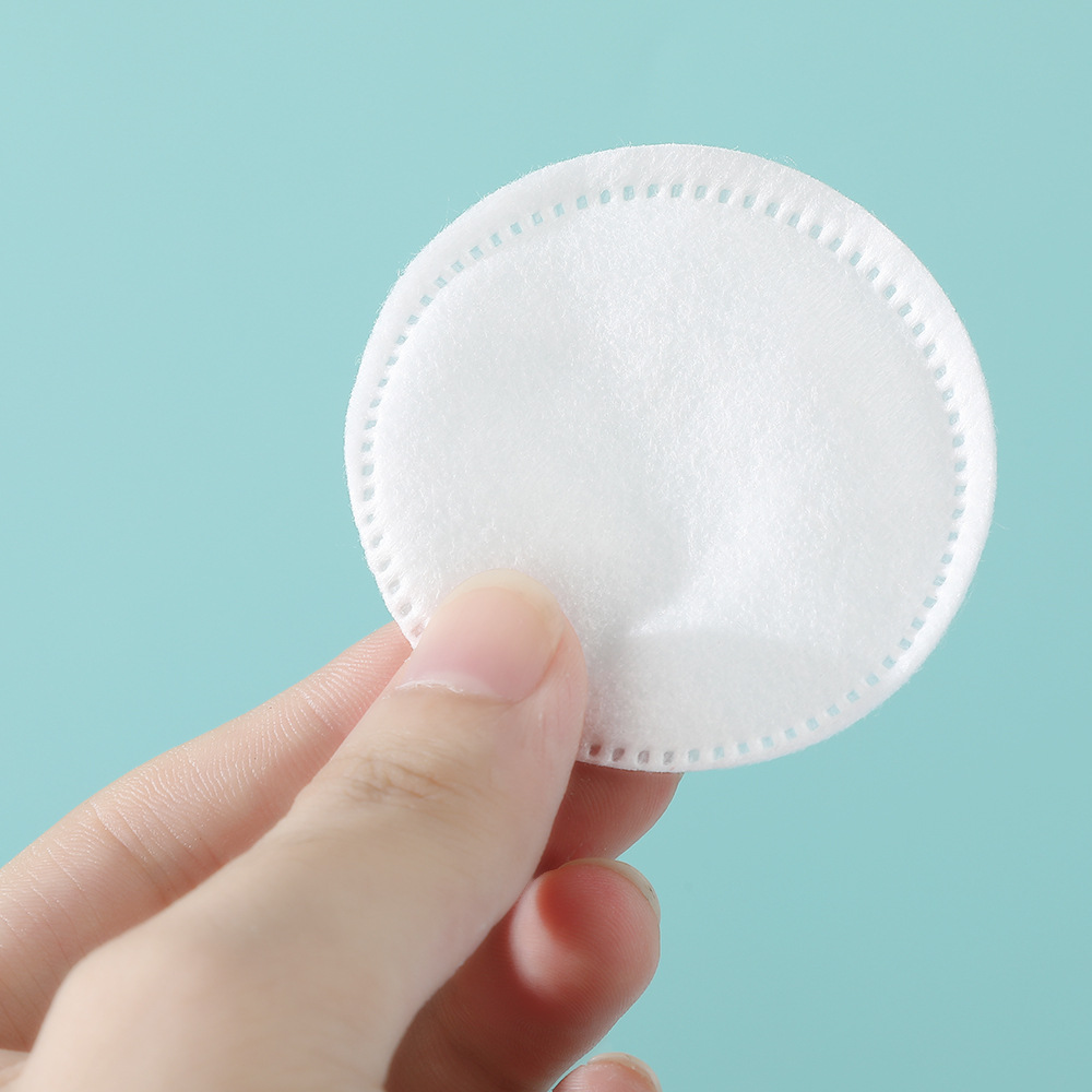 Algodón desechable transfronterizo de comercio exterior algodón desmaquilizador portátil de viaje hotel húmedo rehidratante rebanada de algodón circular