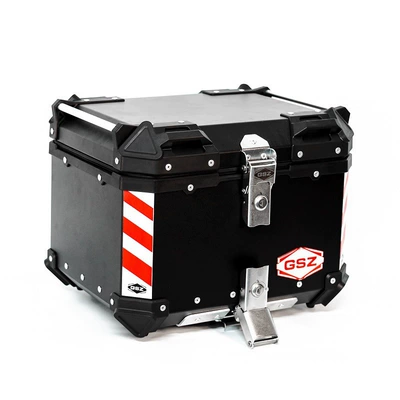 scooter size capacity universal – Motorcycle trunk - black-flat-style