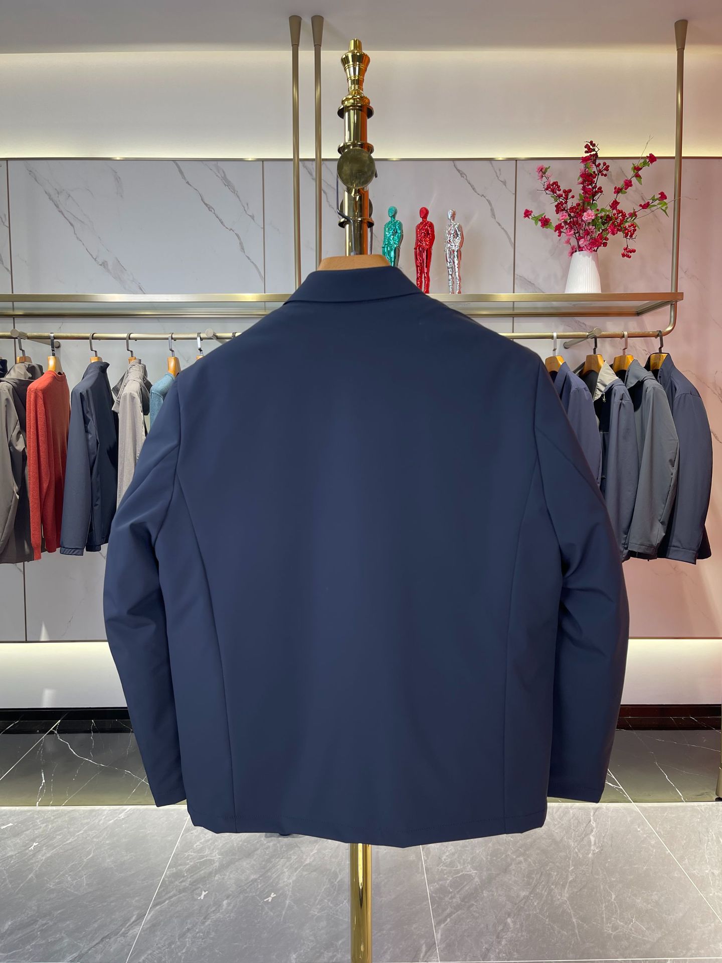 2025年新作 冬用 防寒 ホワイトダックダウン ラペル付き ビジネスカジュアル ダウンジャケット メンズ アウター 人気商品 A9968