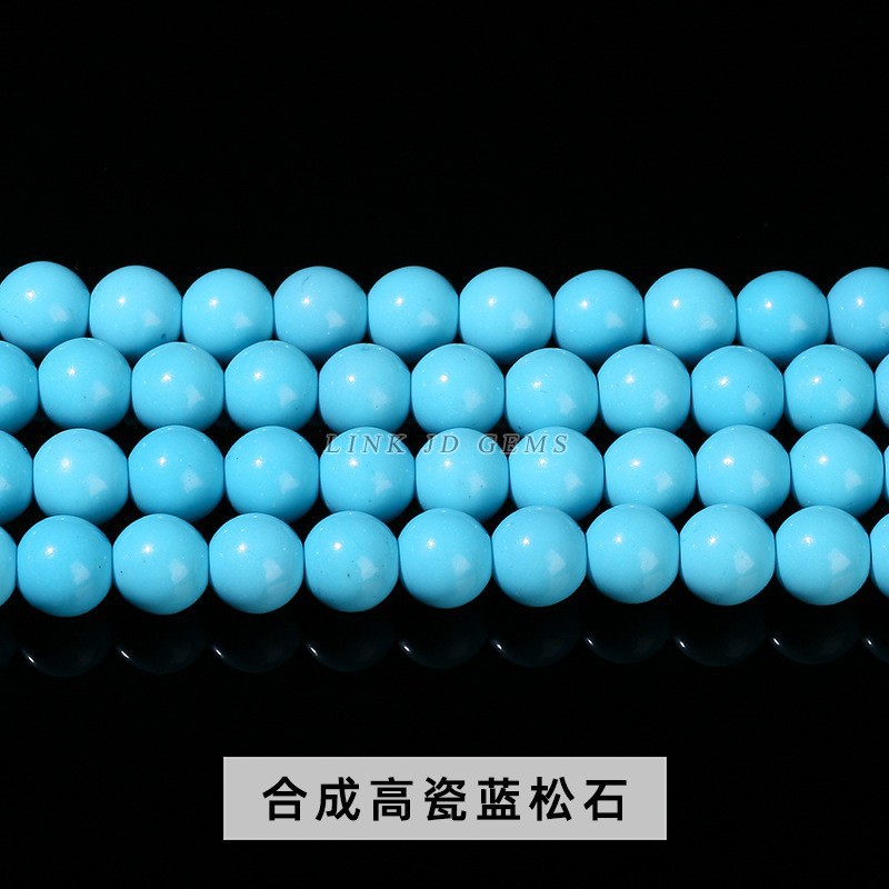 Synthesized turquoise beads