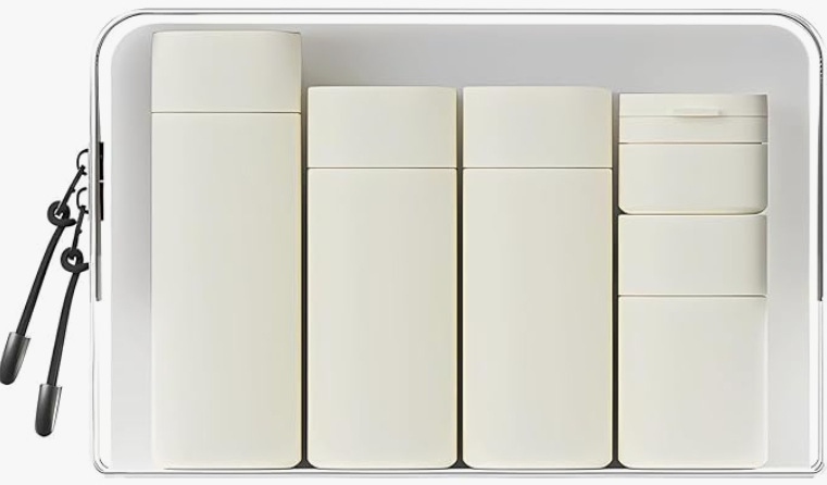 トラベル用トイレタリーボトル　トイレタリーキット5点付き|undefined