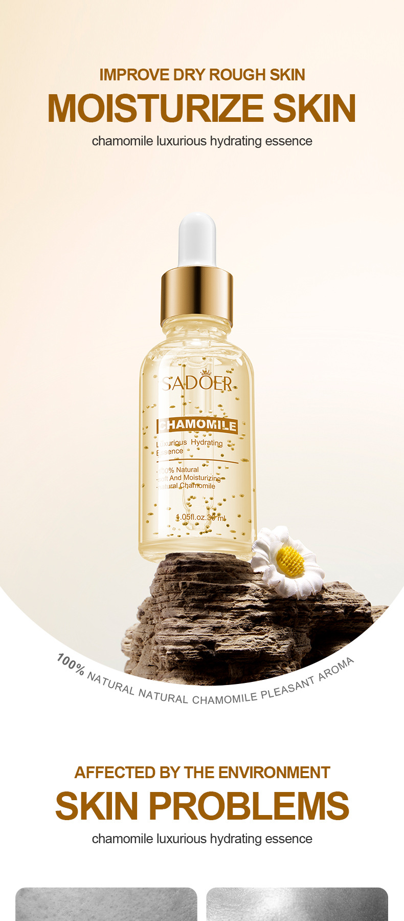  Original All Solution SADOER Aloe essence Shrinking Pore Moisturizing Skin Care Product_voghion.com