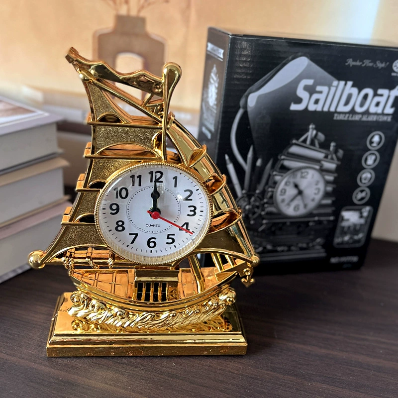 MY38634 Парусный будильник Будильник Модный индивидуальный креативный будильник Студенческие прикроватные часы Домашний будильник