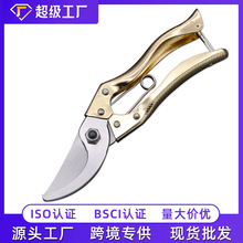 不锈钢强力修枝剪园林果树枝剪摘果剪园艺果枝剪稀果剪源头批发