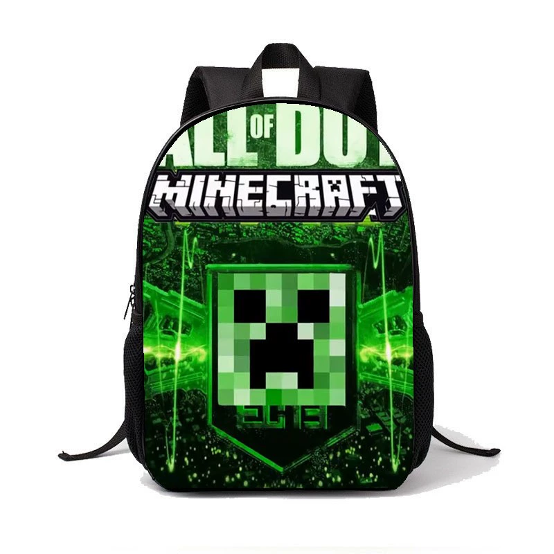Новая печать рюкзака школьника Minecraft начальная школа мультфильм MINECRAFT рюкзак повседневный и легкий для мужчин и женщин