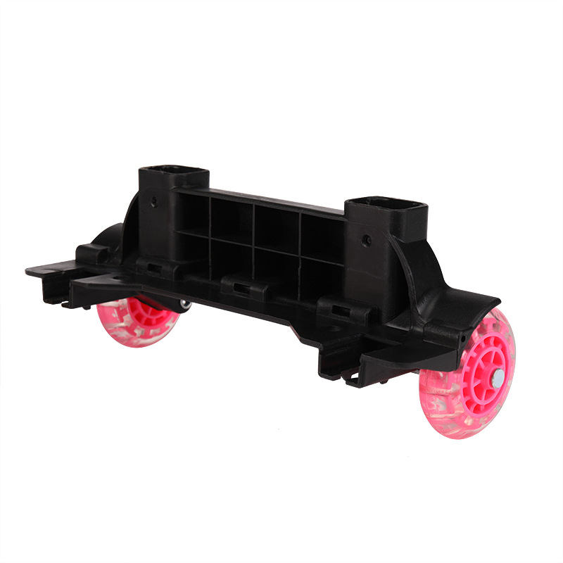 Fábrica al por mayor espesado material ABS resistente al desgaste para reducir la carga de hombro bolsas escolares de estudiantes barra de tracción carro accesorios de rueda inferior