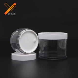 定制100/250g加厚膏霜瓶  注塑厚壁面霜面膜罐 塑料PET单层广口瓶
