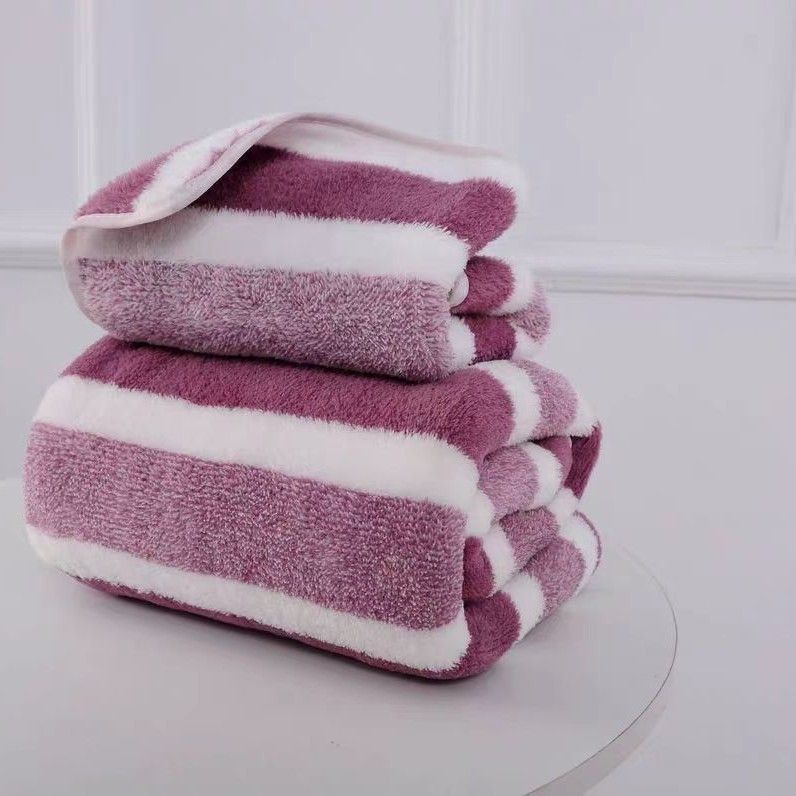 Suministro de comercio electrónico transfronterizo toalla de baño de coral super suave absorción de agua para adultos no perder cabello toalla de playa para la piel