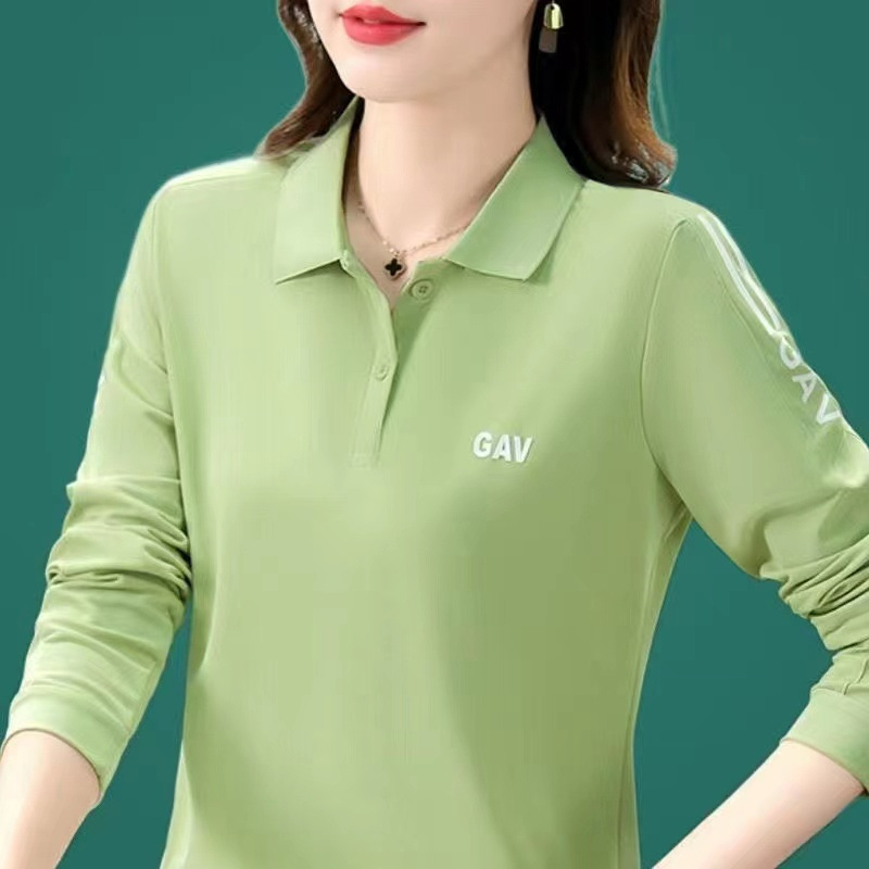 여성 긴팔 티셔츠 폴로 카라 루즈핏 봄가을 이너 데일리 상의