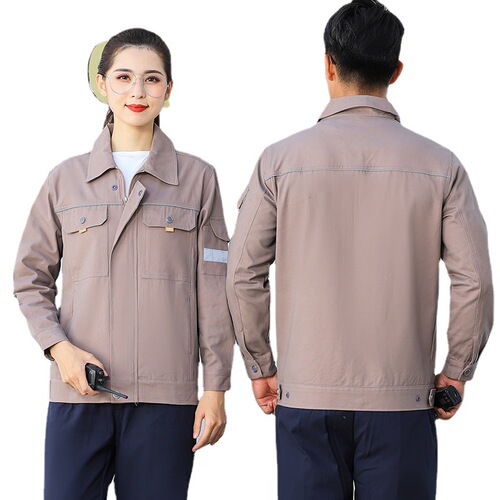 Welder's Ship Factory Spring Style Pure Cotton Workwear Set Men High-Grade Electric Welding Full Cotton Top Durable Heat-Resistant Protective Clothing