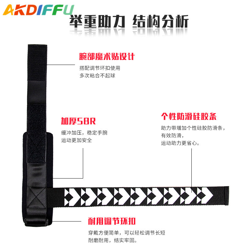Suministros deportivos levantamiento de pesas cinturón de refuerzo pull-up equipo de protección Palm barra horizontal mancuerna engrosada cinturón de agarre