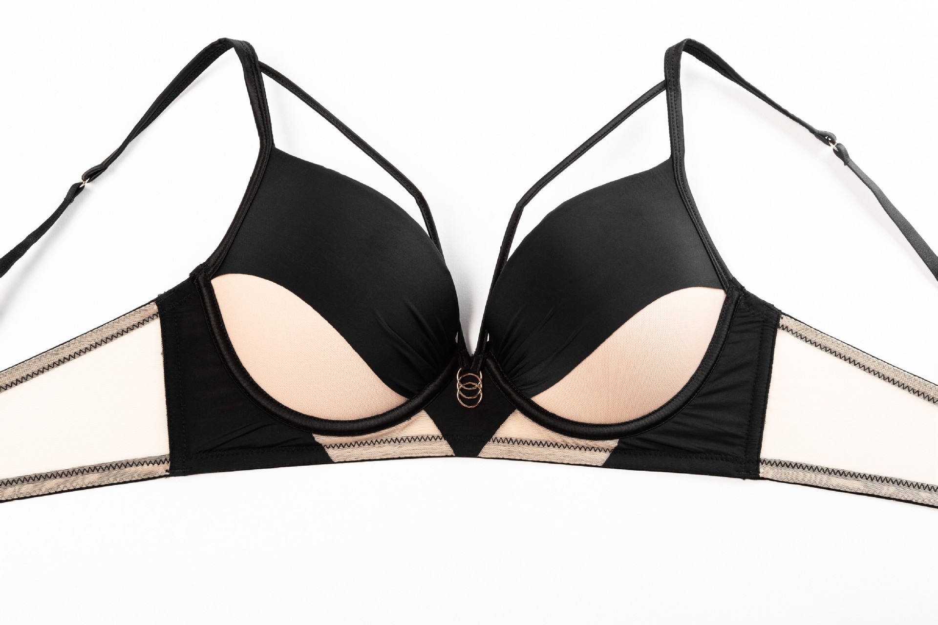 Nuovo set di reggiseni con raccolta di anelli in acciaio per biancheria intima da donna di grandi dimensioni, origine Foshan_voghion.com