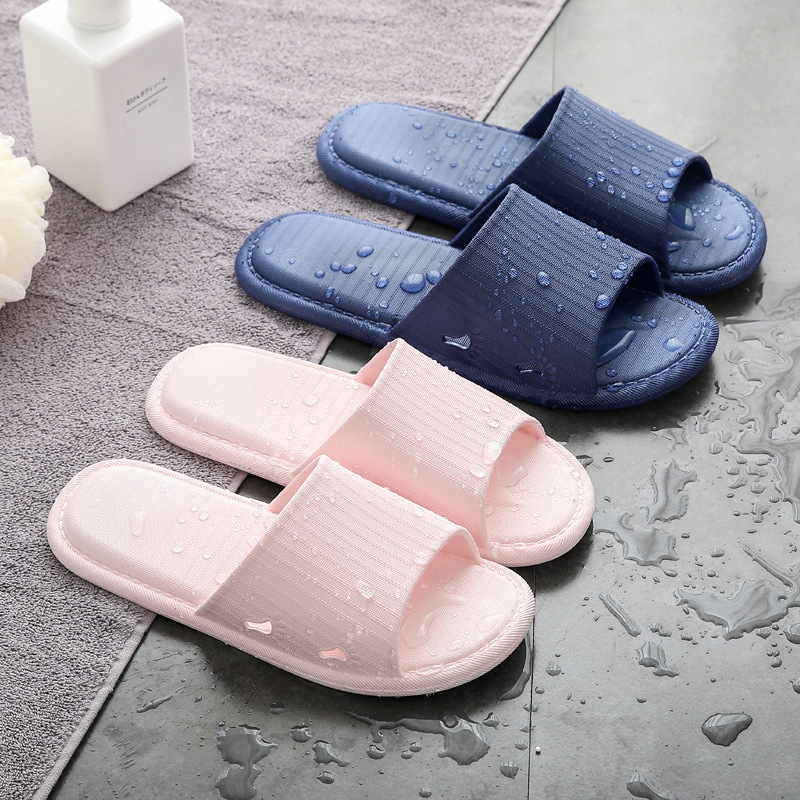 New Style Bathroom Slippers for Women Hotel Summer Couple Home Indoor Non-Slip Household Men Slippers Summer Wholesale