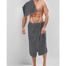 O 69401 Snap Button Bath Towel Set �Ӻ�ԡ����װ ŷ���羳