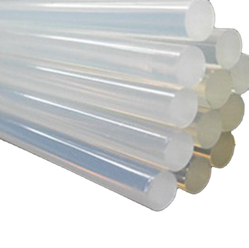 25CM Blanco Lechoso de alta adhesivo de fusión en caliente barra de pegamento baja temperatura 7mm pistola de pegamento de fusión en caliente tira de pegamento no cepillado accesorios de joyería al por mayor