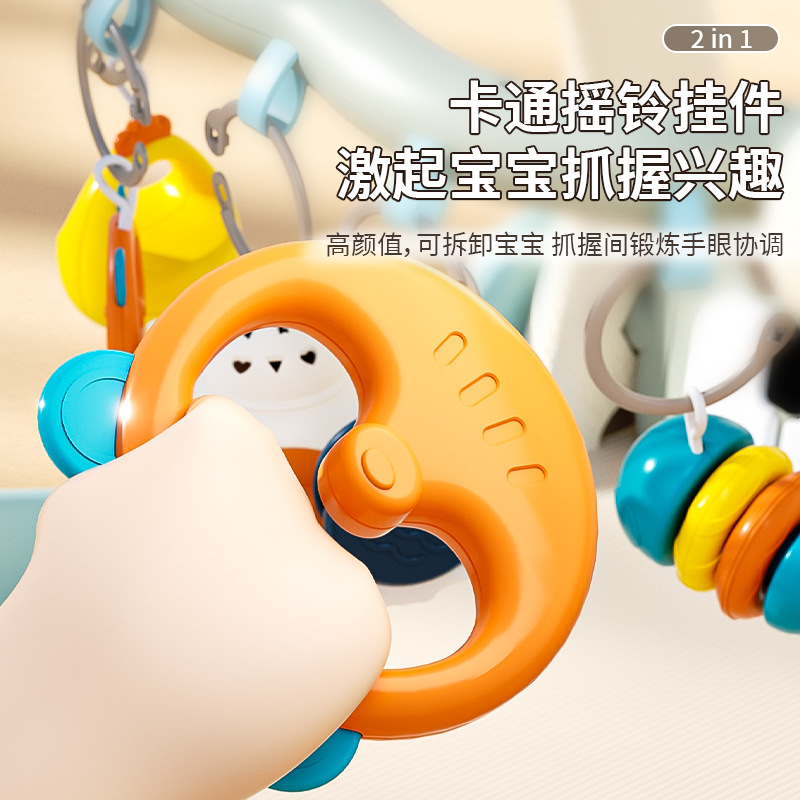 Baby pedal piano fitness frame multi-functional 0-1 year old baby pedal music toys early education Walker