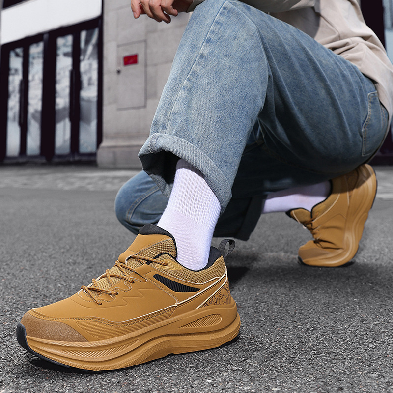 Autumn And Winter Foreign Trade Large Size 48 Lightweight Cushioned Leather Casual Men's Outdoor Sports Shoes,_vogvips.com