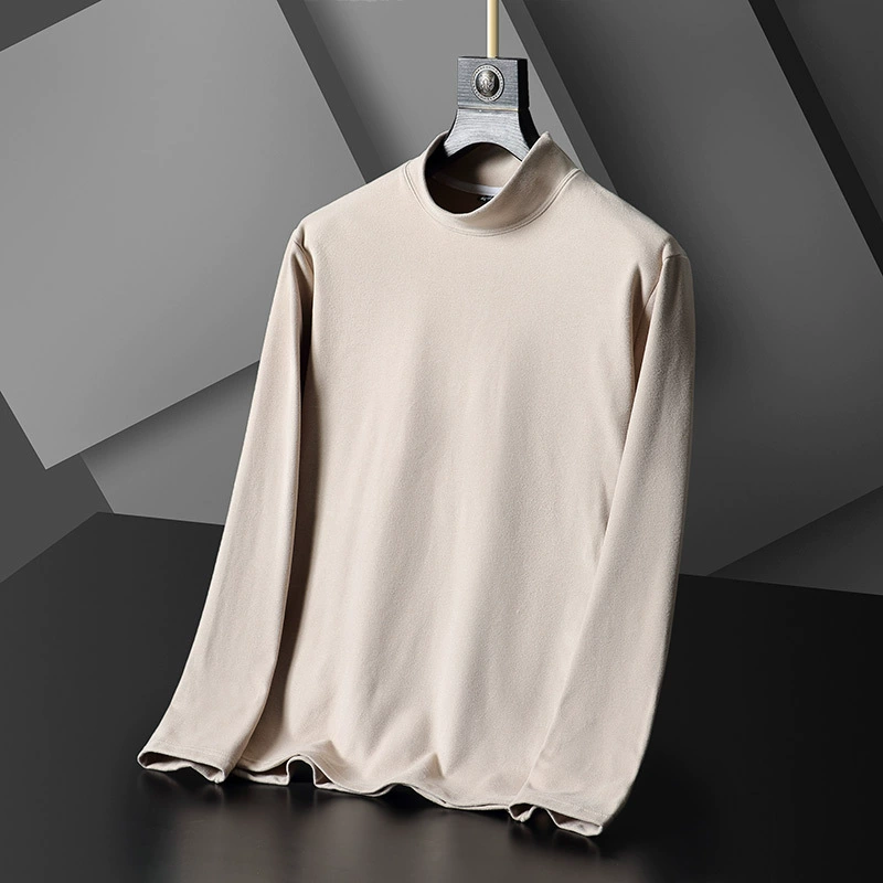 Derong плюс бархатная нижняя рубашка мужской большой размер толстяк плюс жир, увеличенные свободные зимой толстые рукава с длинными рукавами 300 кг мужская одежда 9xl