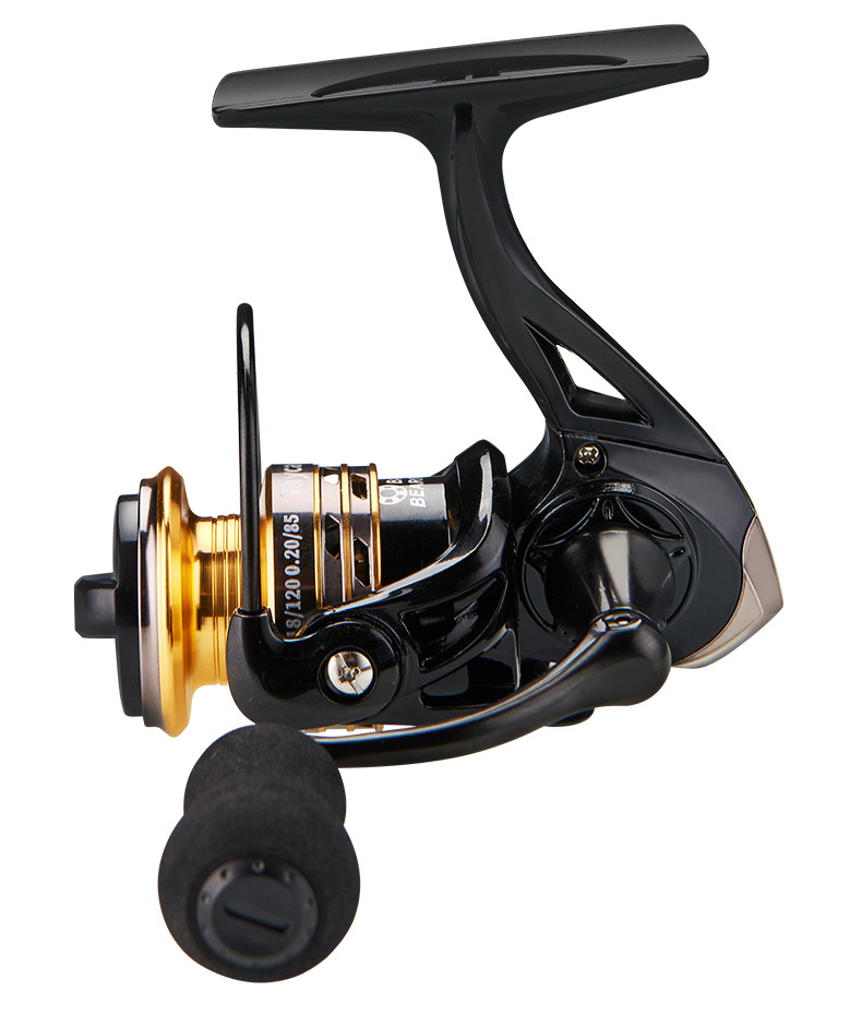 Diqu todo metal micro rueda giratoria mini rueda de pesca ultraligera rueda de pesca Luya línea de pesca aparejos de pesca al por mayor