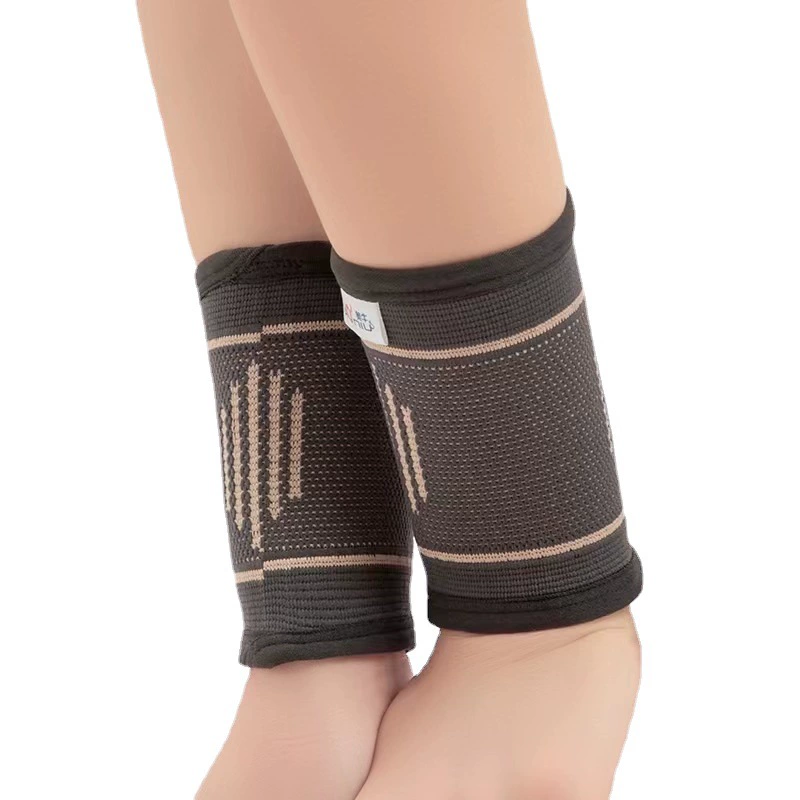 Copper knitted elastic wristband for gym, protective gear