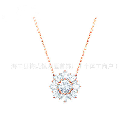 太阳花白钻【玫瑰金色】