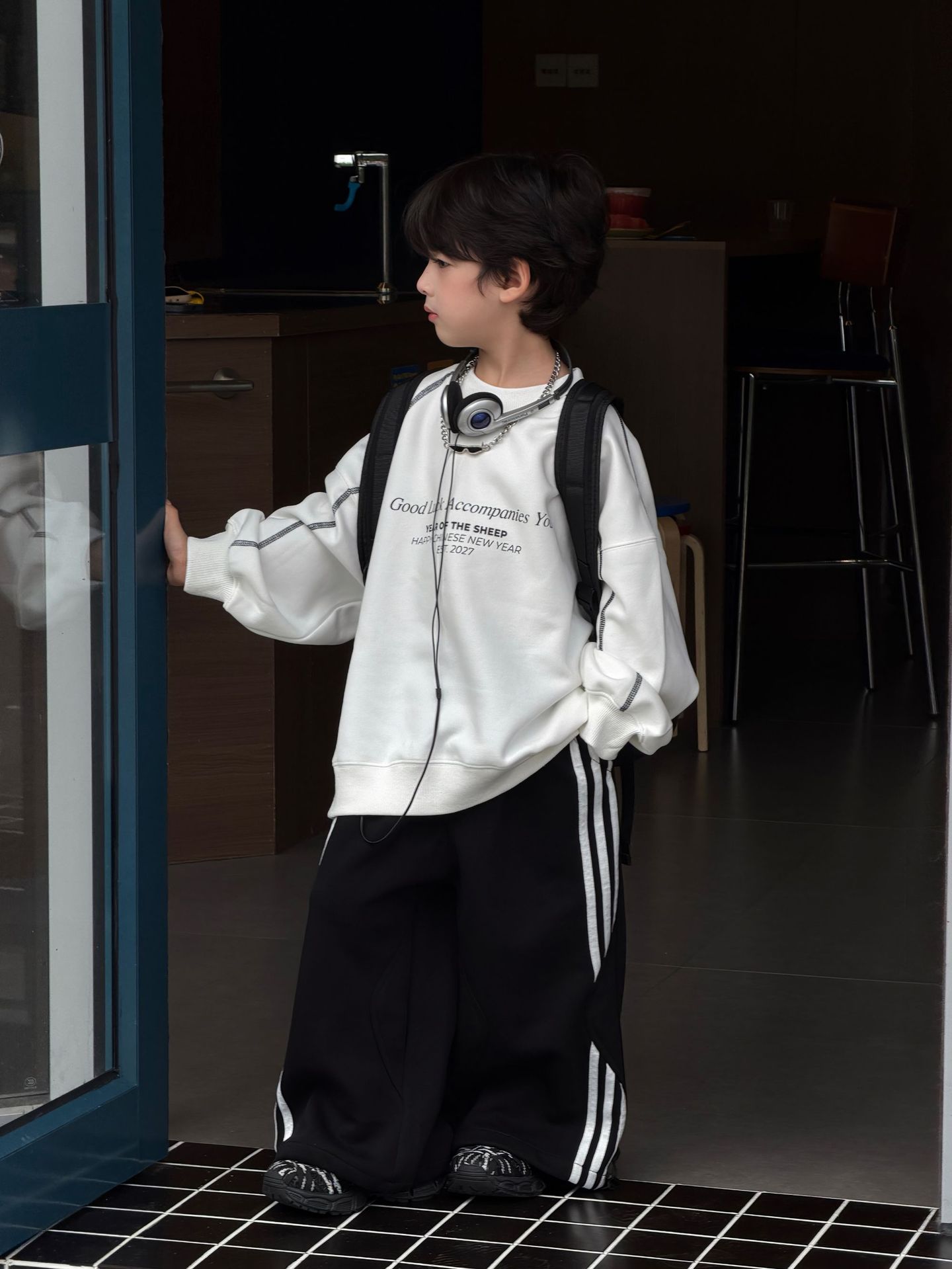 Autumn children's sweatshirt for leisure for boys