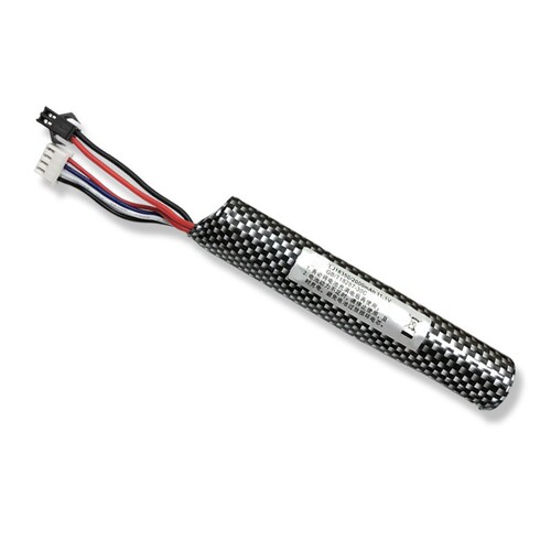 18350 toy soft bullet gun 11.1V lithium battery 2000mAH cylindrical high power SM plug strip holder