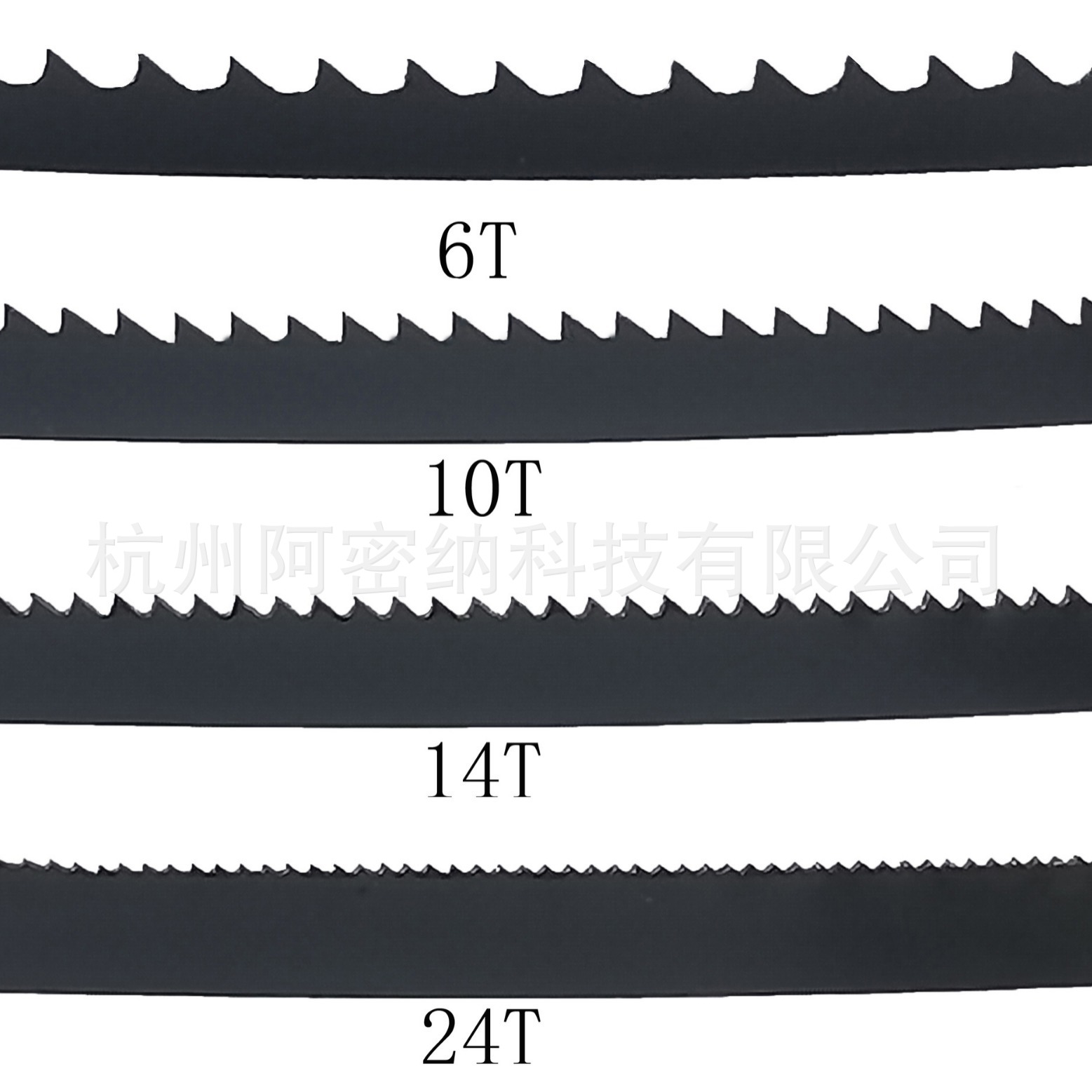 [En stock] Hoja de sierra de cinta negra, accesorios para máquina de sierra de cinta para corte curvo, protector de hoja único hecho de acero al carbono