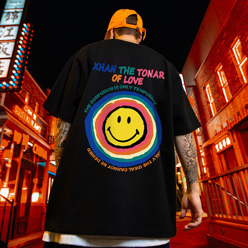 T12 Polyester Printed Short-Sleeve T-Shirt M-8XL, Five-Sleeve 7XL Slim Youth Plus Size