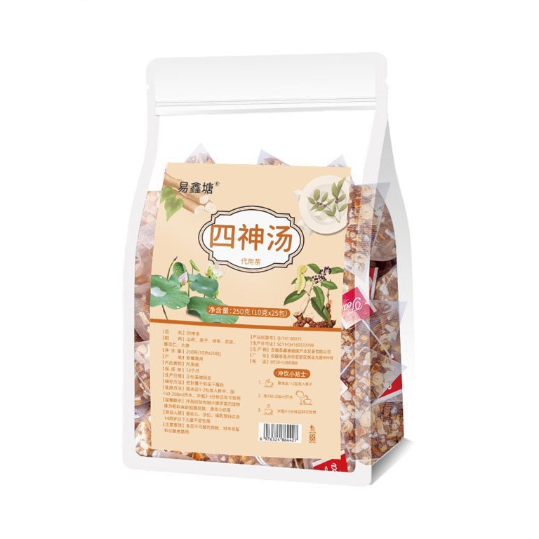 四神湯 三角袋配合 健康代替茶 蓮の実、ゴーヤ、山芋、ポリア四味湯|undefined