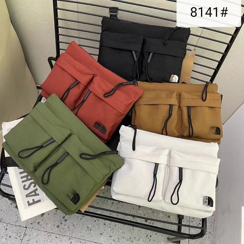2024 Spring New North Face Single Shoulder Bag Unisex Crossbody Bag Trendy Versatile Fashion Outdoor Sports Small Bag