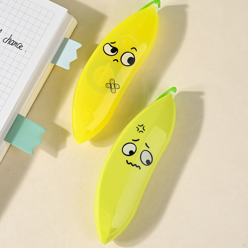 Creative Banana Style Correction Belts for High-Looking Students Homework Correction Belts for Back-to-School Season Stationery Correction Belts Wholesale