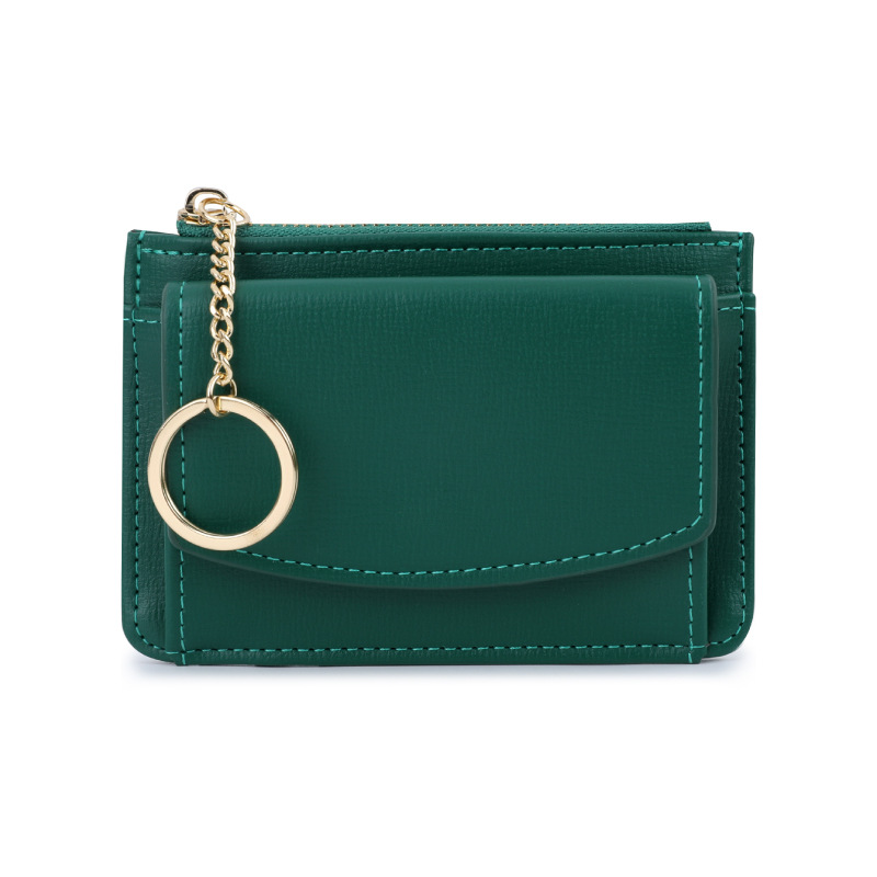 Telian nuevo portatarjetas transfronterizo titular de la tarjeta estudiante comida tarjeta cubierta protectora multi-Tarjeta llavero monedero de la moneda de las mujeres