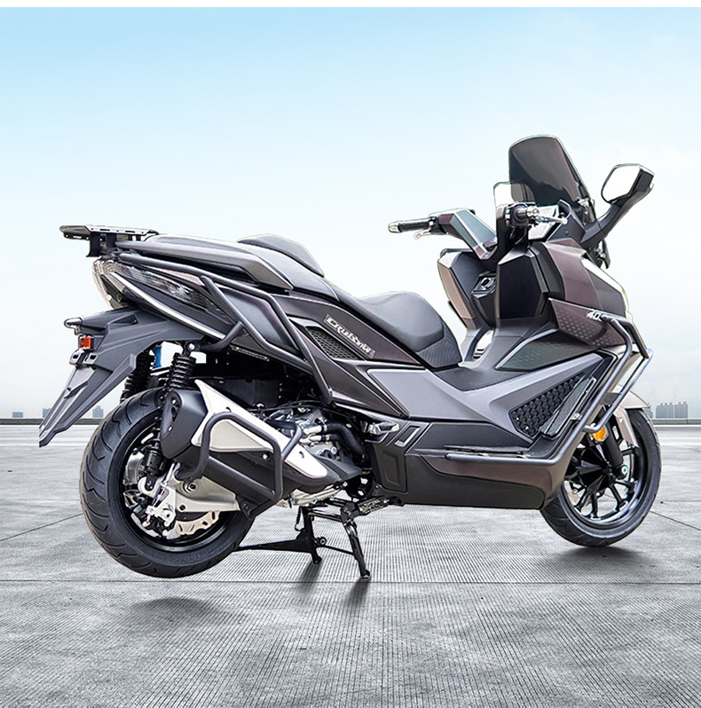 Suitable for Sanyang Cruiser 400 Bumper Anti-Fall and Anti-Collision Scooter Bumper Front and Rear Fully Surrounded Protective Bar Modification