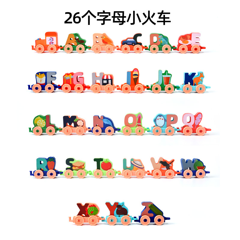 Cartas de animales magnéticos, juguetes de tren, rompecabezas para niños, bloques de construcción magnéticos, bebés, niños y niñas, de 1 a 3 a 6 años