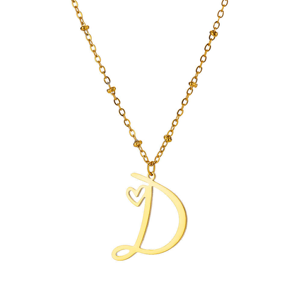 8g Weight 0.03µm-0.05µm Gold Plating Thickness PVD Coated Gold Plating Process Real Gold Plated Plating Material 304 Stainless Steel Pendant Material Pendant Necklace Classification 304 Stainless Steel Chain Material cable chain Chain Type 1 Piece Quantity Holiday, Daily Occasion 304 Stainless Steel Material Letter, Heart Shape Pattern Unisex Gender IG Style, Sweet Style Waterproof Non Tarnish, Plating, Hollow Out Craft PVD Coated Real Gold Plated Letter Heart Shape 304 Stainless Steel IG Style Sweet Waterproof Non Tarnish 304 Stainless Steel Pendant Necklace 13