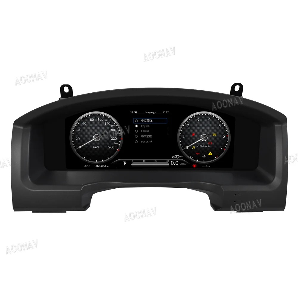 Suitable for Toyota 08-21 Cruiser Instrument Panel Lcd High-Definition Display Cockpit Speed Digital Instrument