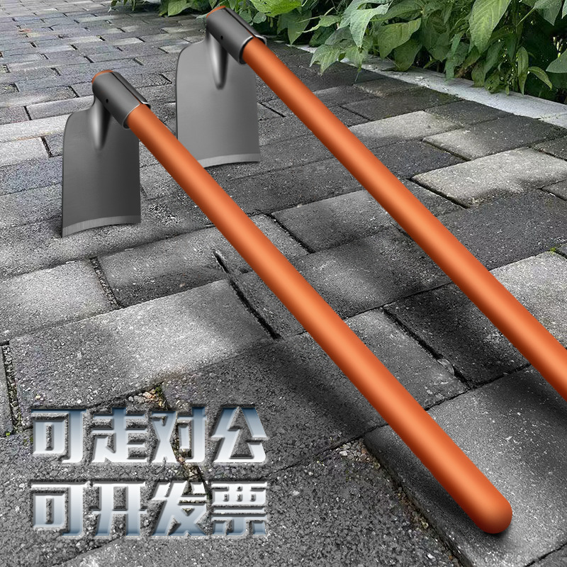 批发锄头农具全钢加厚大木柄锄头松土开荒家用种菜除草户外大锄头