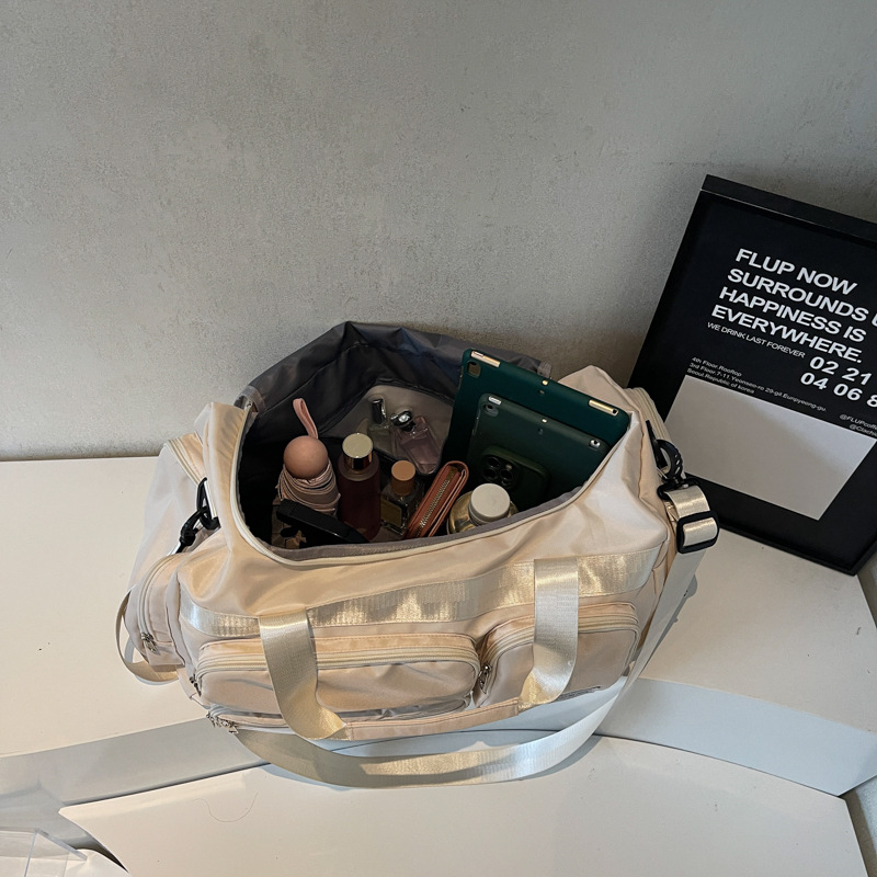 2025 nueva moda bolsa deportiva de fitness seca y húmeda separación bolsa de natación para hombres bolsa de viaje de hombro portátil de tela Oxford para mujeres