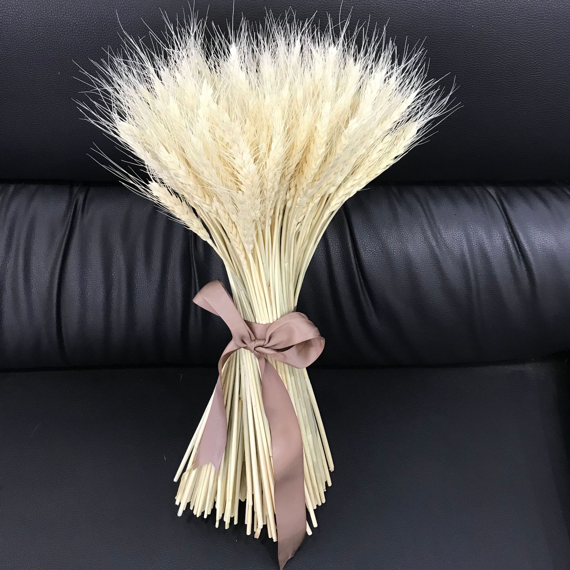 Zhiyun AL POR MAYOR OREJA DE TRIGO flor seca ramo de oreja de trigo flor eterna rural natural gran trigo oreja tiro flor artificial