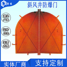 风井口用MFBX4.5*3.5斜风井防爆门 缓解斜风井冲击斜风井防爆门