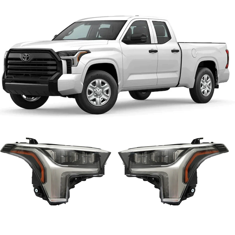 YUBO подходит для высококачественных фар Toyota Tundra 2022 года, артикулы 81150-0C270 и 81110-0C270.