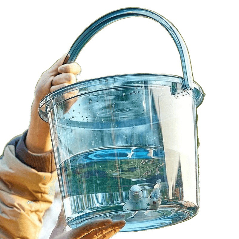 透明水桶家用储水桶加厚学生宿舍用洗澡洗衣桶手提大号塑料桶防漏|undefined