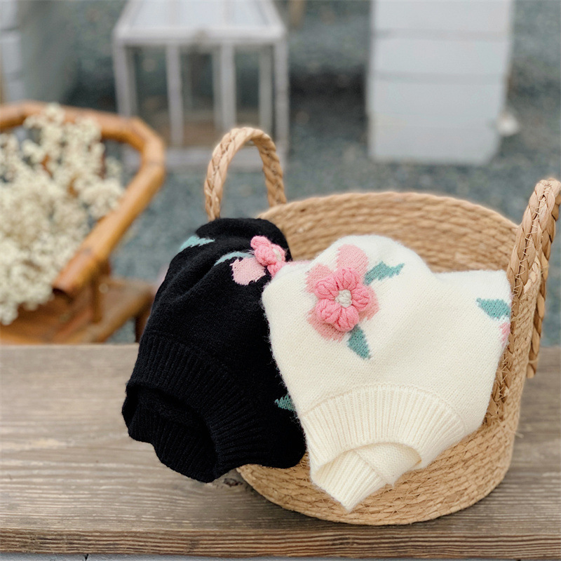 Mignon Fleur Tricot Hoodies Et Pulls display picture 2