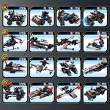 Конструктор, игрушка для мальчиков, вертолет, дорожная полиция