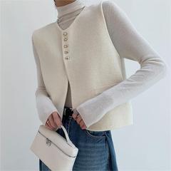 春秋小衆高級感ニットベスト