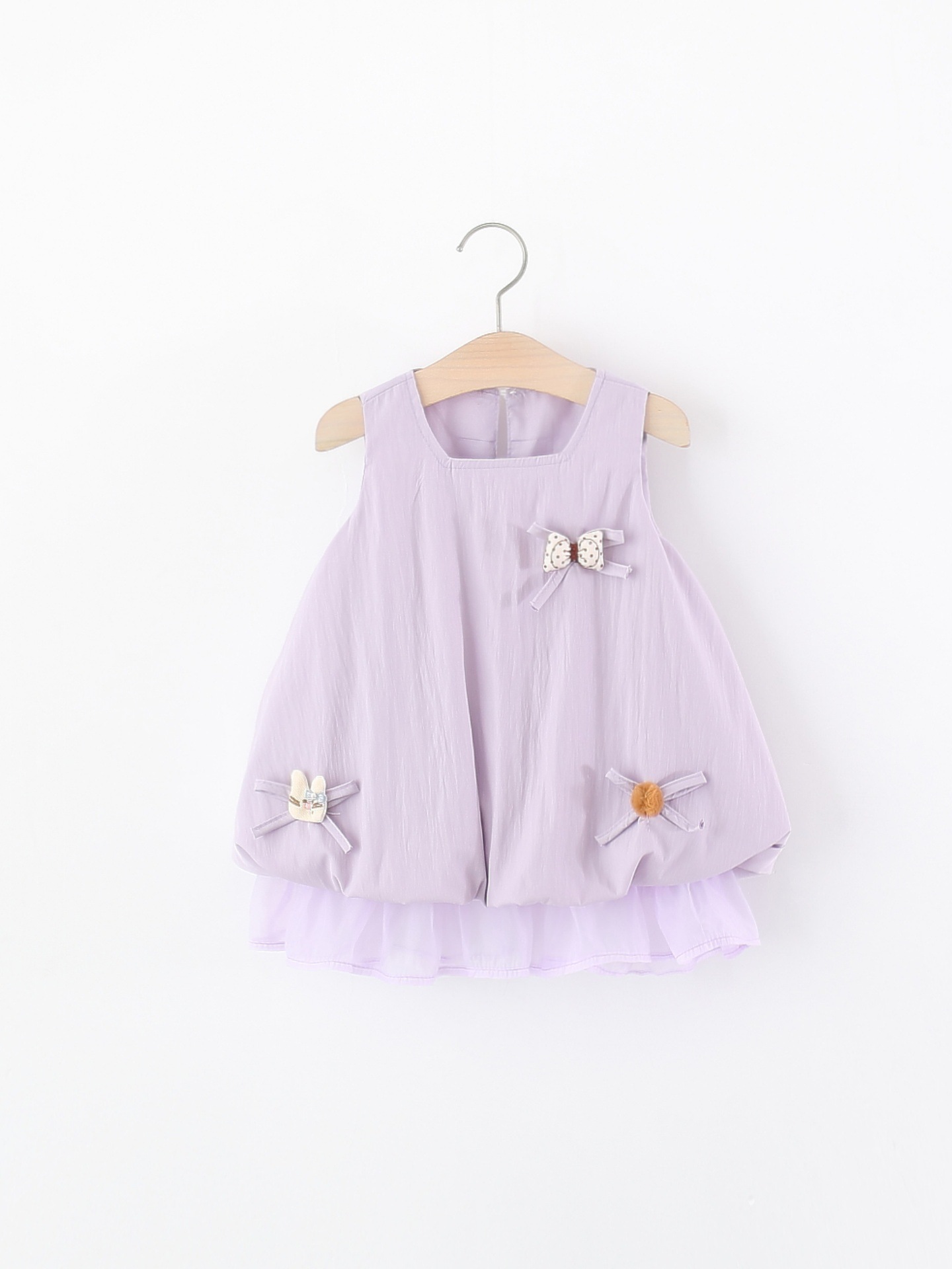 Summer dress with sleeves sleevless